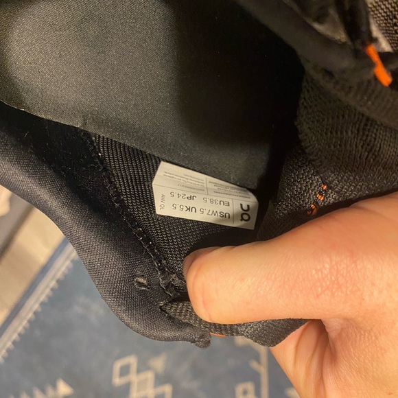 On Running Women’s Athletic Shoes with Red/Orange Accents - Picture 8 of 11